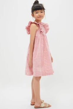 TARTINE ET CHOCOLAT Red Smocked Sleeveless Dress -Loeffler Randall Store lpAbkSESknh2fyMtiyK3NWlHVKuqrzyR 1