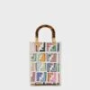 FENDI White Multicolor Leather Sunshine Shoulder Bag