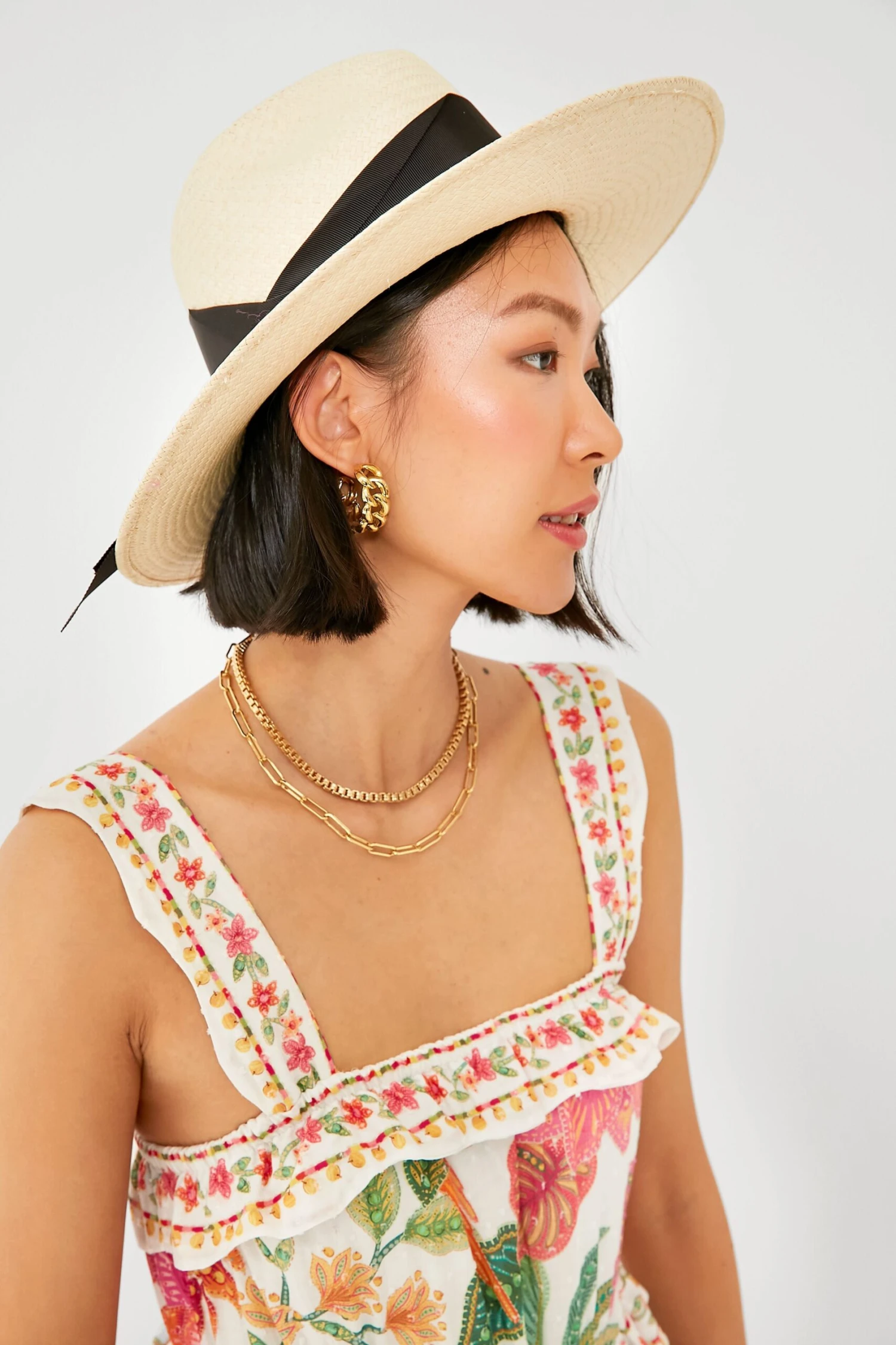 FREYA Black Gardenia Hat 2 FREYA Black Gardenia Hat - Image 2