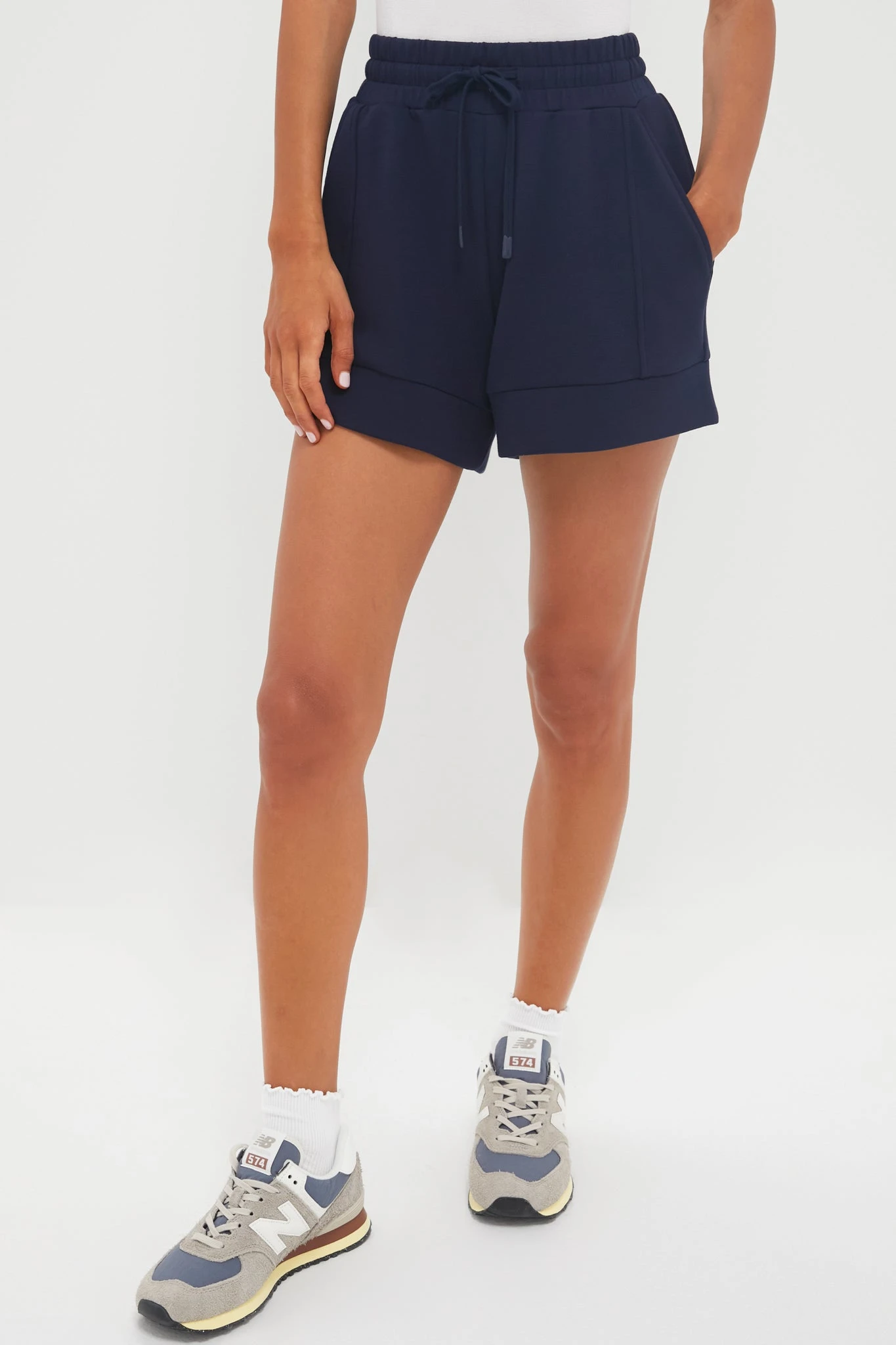 Varley Navy Atrium High Rise Short 1 Varley Navy Atrium High Rise Short