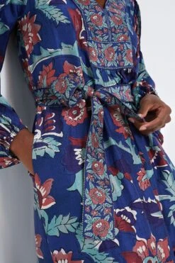 Rose Rory Print Long Sleeve Dress With Belt -Loeffler Randall Store mXTBw3YzFdGbG4iyJvB5nb4toE840HLq 1