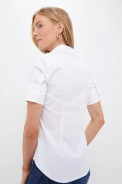 White Short Sleeve Essentials Shirt -Loeffler Randall Store mu5QMjDq9C5lEjhMjKrgKwZRzsxZjPjk 1