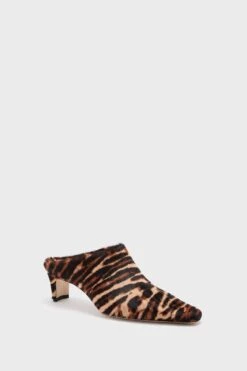 Staud Lady Leopard Wally Mule