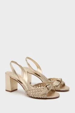 Golden Easy Clarita Block 75 Tresse Heels -Loeffler Randall Store n7YU0XamihFis7H4rD6x10JCWW1ajZfJ 1