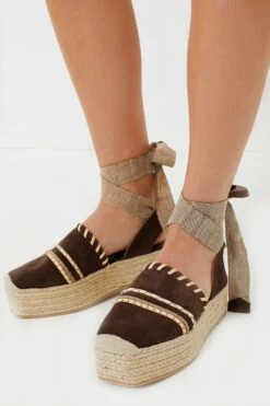 ULLA JOHNSON Dark Brown Stitch Detail Espadrilles -Loeffler Randall Store n9DglW8nAcvgAp5g9XpBiG6FcMZG0S0Y 1