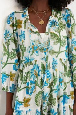 Sea Glass Chintz Long Sleeve Salty Paloma Caftan -Loeffler Randall Store nCpW5ipym9Q6if35K8UqycPYuUyDWEcS 1