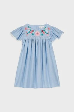 Louise Misha Light Blue Chambray Ana Dress