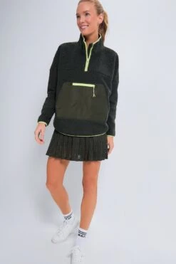 Army Green Fleece Cady Quarter Zip -Loeffler Randall Store ndC4MbBpiTUR0I5mB0OGBtgjcYMxst6T 1