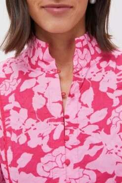 Pink Textured Floral Hillsborough Midi Dress 10 Pink Textured Floral Hillsborough Midi Dress -Loeffler Randall Store nhzIeZTGo2VjtmvqvVBmT3S7SG8EVMwB 1