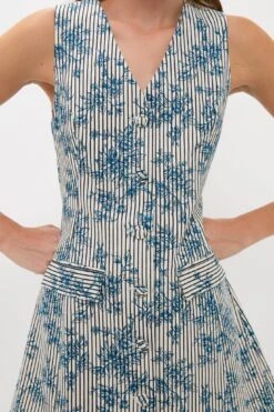 Cornflower Toile Suni Dress -Loeffler Randall Store niPJCjiClQLnuKaRonXBDN1S9jWyDPCh 1