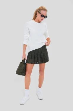 Army Green Cane 15 Inch Williams Tennis Skirt -Loeffler Randall Store nieyb3RJdWuDfdMRimYeg8tDGsf8z4hb 1