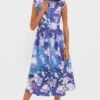 Erdem Artist Garden Pale Cobalt Sleeveless Flared Midi Dress -Loeffler Randall Store oRuUntubbNBiMVay4pFYDYmn6rUfpfhn 1