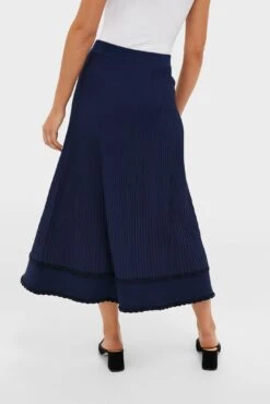 Navy Knit Claudia Midi Skirt -Loeffler Randall Store odKQ3dunNU4BSBtJAmzVHfd4H1GCa53w 1