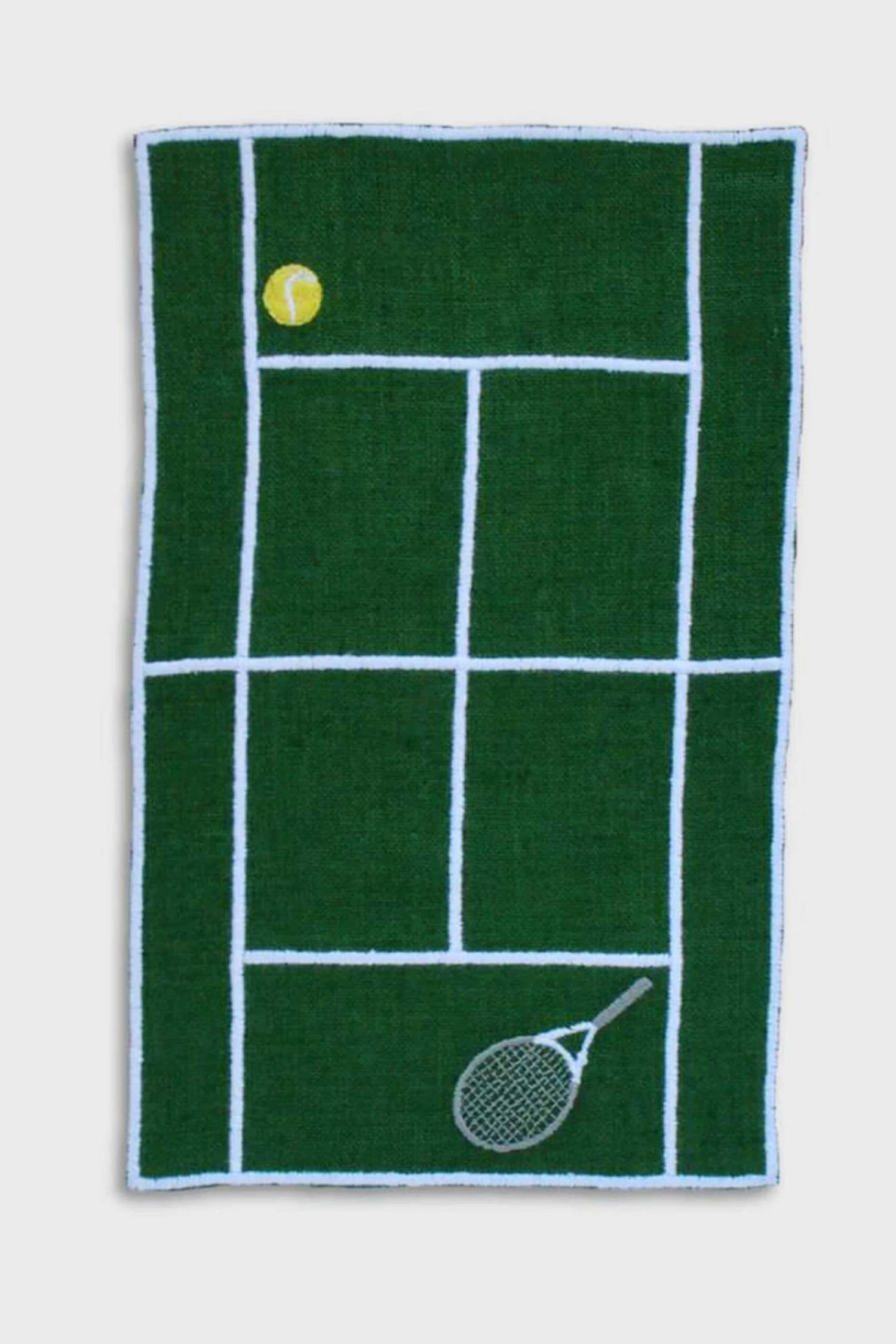 Tennis Court Cocktail Napkins (Set Of 4) 1 Tennis Court Cocktail Napkins (Set Of 4)