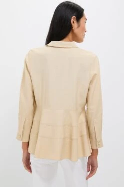 Tan Ashlen Blouse -Loeffler Randall Store oymjUYgUF2sm7cbUPbWLWsbvinOiqEFW 1