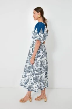 Blue Toile Reynolds Midi Dress 8 Blue Toile Reynolds Midi Dress -Loeffler Randall Store pSwXT17KlpJTU8xlUITDC2Qsz72K39aR 1