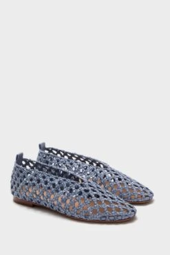 Mansur Gavriel Blue Woven Ballerina 8 Mansur Gavriel Blue Woven Ballerina -Loeffler Randall Store pbu2BWJGq0C2fuDHAWr2ayrkumPyCDud 1