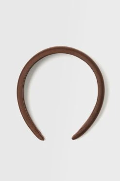 Chocolate Brown Padded Headband -Loeffler Randall Store puBY9pEVdAsUPmj4gRBb99SHkDgV4sLa 1