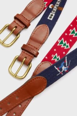 Navy Ski Life Needlepoint Belt -Loeffler Randall Store pvbnmbrjt32EKNeQt5T84ledLCAYW0EC 1