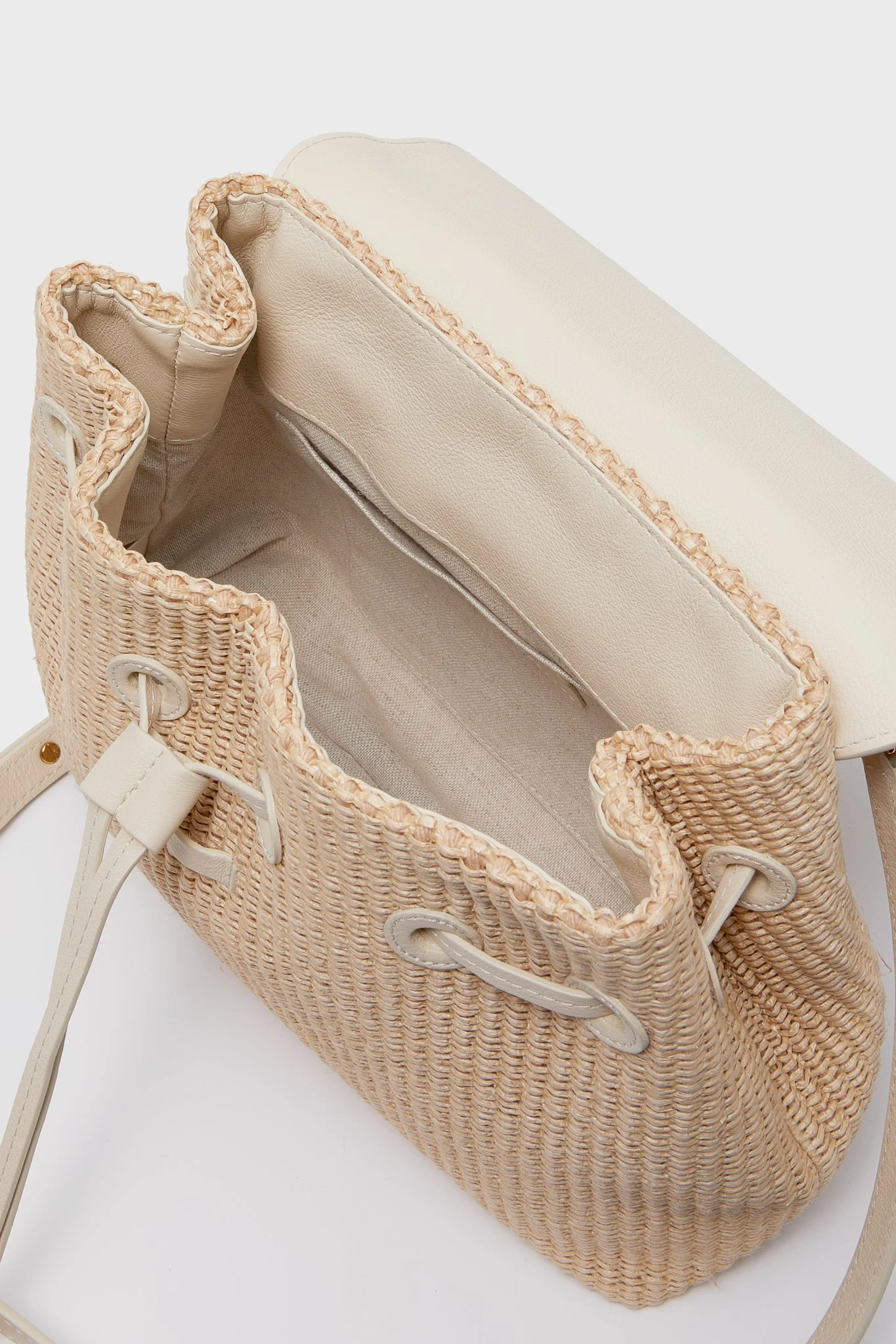 Mansur Gavriel Natural Raffia Soft Lady Bag 5 Mansur Gavriel Natural Raffia Soft Lady Bag - Image 5
