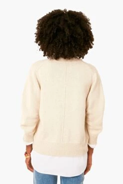 Bisque White Raya Ruched Crew Looker -Loeffler Randall Store qFhD4dcGXXrJ2xPlqR6r1ptFiMJQ37C6 1