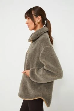 Olive Rhodes Shearling Quarter Zip -Loeffler Randall Store qGfpwZzXLFaSFUNum5szA2bOxBRERW97 1