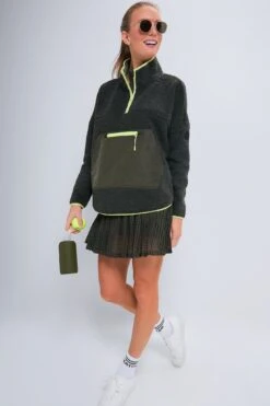 Army Green Fleece Cady Quarter Zip -Loeffler Randall Store qLJdUMYDUTtBQho7sQjQ6t84lkPn9UVV 1