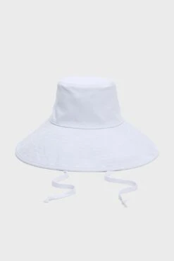 White Livvy Canvas Sunhat With Removable Chinstrap -Loeffler Randall Store qQsNggklPvSuiL3EJbMSaxF4MV9ocguT 1