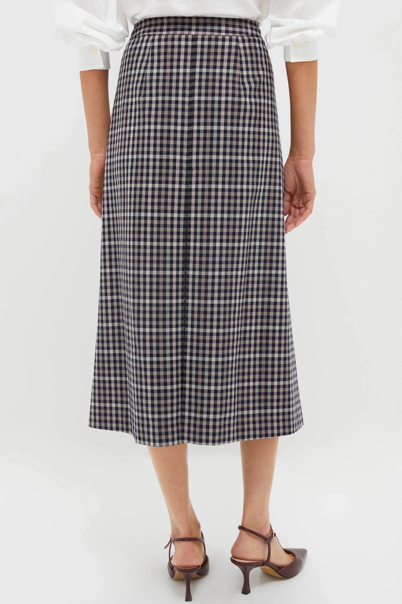 English Check Phoebe Riding Skirt 5 English Check Phoebe Riding Skirt - Image 5