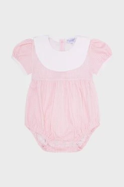 Pink Gingham Baby Bubble