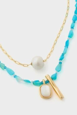 Blue Mikayo Necklace -Loeffler Randall Store qiafRPDWGKmi00NQmvZevkjbkbaEPdMa 1