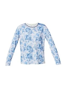 Blue Bouquet Long Sleeve Ryan Boyfriend Tee 15 Blue Bouquet Long Sleeve Ryan Boyfriend Tee -Loeffler Randall Store r5ExFoMTpA78l1Tt1G2wx9OQSZD2VHUS 1