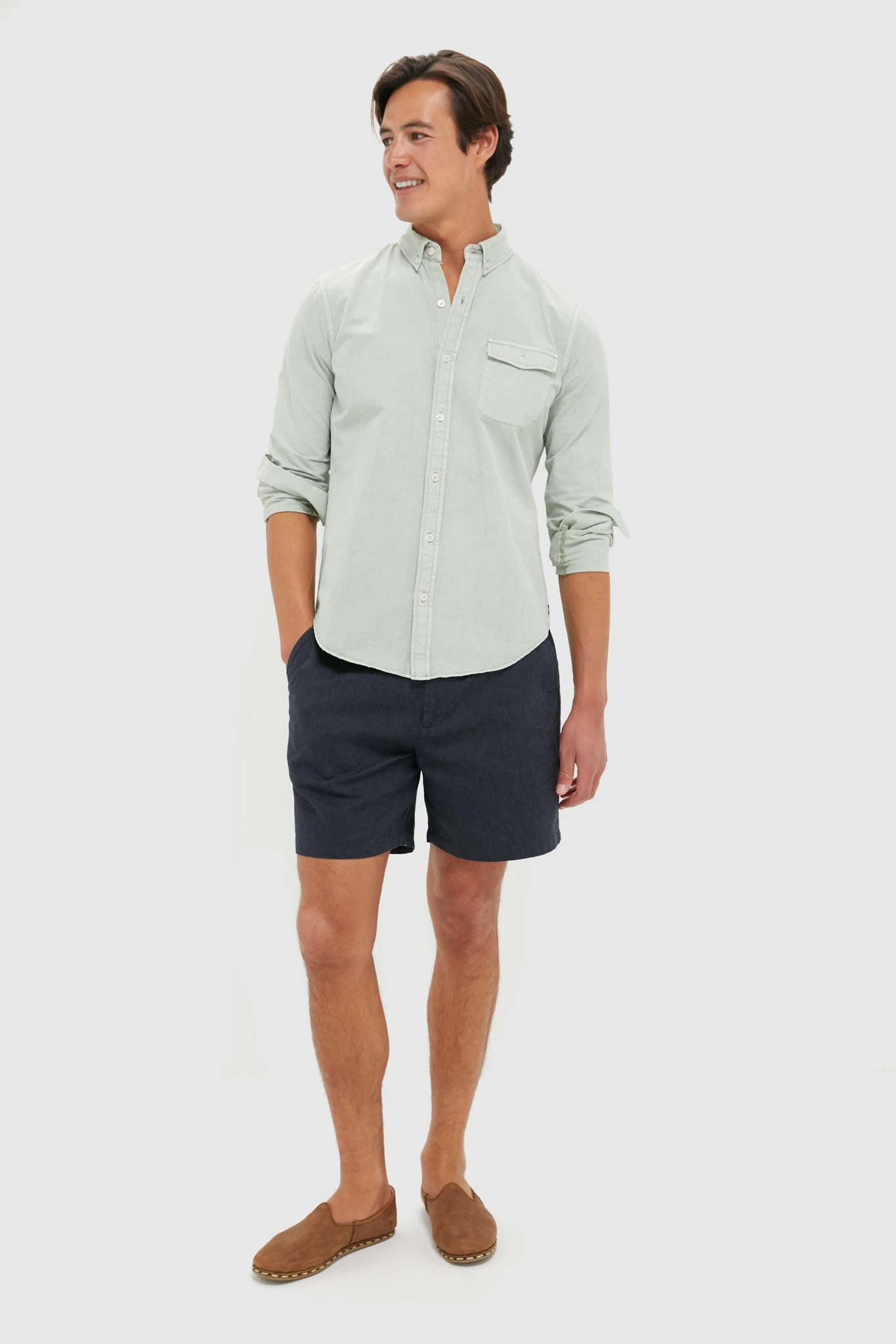 Marine Layer India Ink Hemp Short 2 Marine Layer India Ink Hemp Short - Image 2