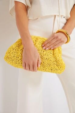 Yellow Raffia Game Clutch -Loeffler Randall Store rGABkNv0ihopDSg4I7ZG10Ud01mngKM3 1