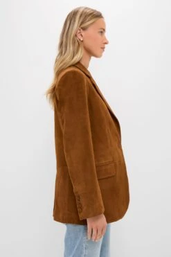 Toffee Suede Leo Blazer -Loeffler Randall Store rNmfTEP0HimG2bbSXSQfleWs3lrbEEMj 1