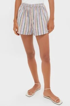 Faithfull The Brand Sifnos Stripe Lonia Shorts