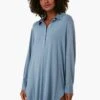 Eberjey Coastal Blue Gisele Boyfriend Sleepshirt 12 Eberjey Coastal Blue Gisele Boyfriend Sleepshirt -Loeffler Randall Store riwKU9xzM2qp3T1mzI23W1xQ5M1oamoj 1