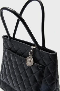 CHANEL Black Caviar Quilted Medallion Tote -Loeffler Randall Store rlTLRpOMA3AHXR4cdBVeicTJI7c075Oa 1