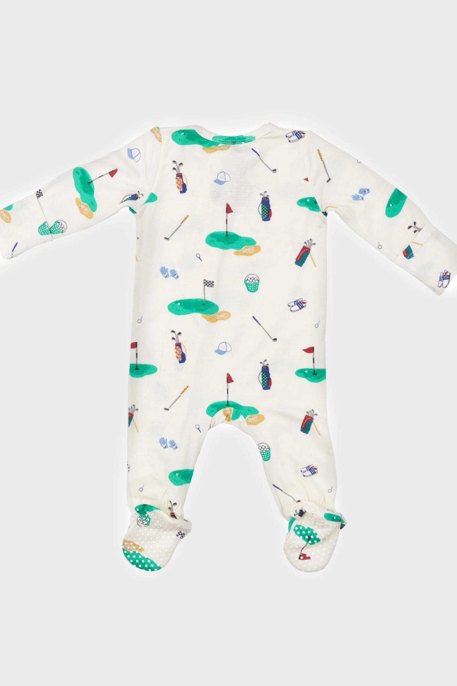 Golf 2-Way Zipper Footie 2 Golf 2-Way Zipper Footie - Image 2