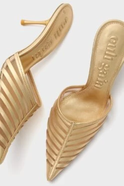 Cult Gaia Brass Viera Mule -Loeffler Randall Store s7M6825TVlzHksHsCWH4t0dT8I5eRj27 1