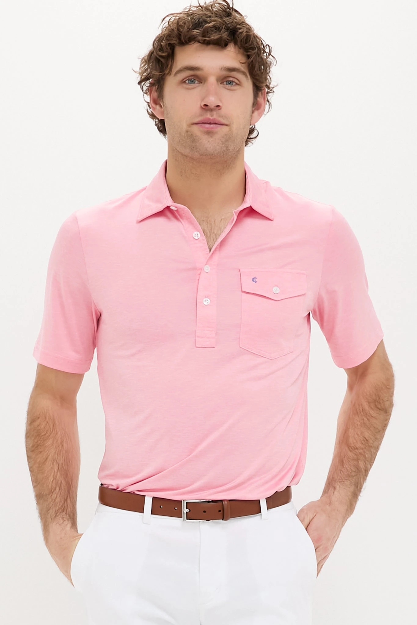 Strawberry Marg Heather Performance Sport Players Shirt 1 Strawberry Marg Heather Performance Sport Players Shirt