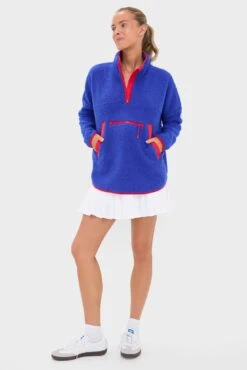 Blue And Red Fleece Cady Quarter Zip -Loeffler Randall Store sY31lgBooxWPHINKunkXjplIkRASfZwP 1