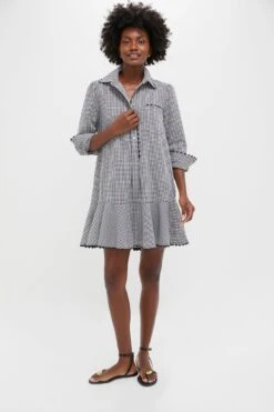 Black Gingham Ric Rac Callahan Shirt Dress -Loeffler Randall Store sfV8ybLvxkpRfPbtvvAlwHcGCDjQDCtZ 1