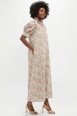 Red Floral Ruffle Collar Louisa Maxi Dress -Loeffler Randall Store srFeW0JDhEiU6SaXdYmYyyWZQojmS2S1 1