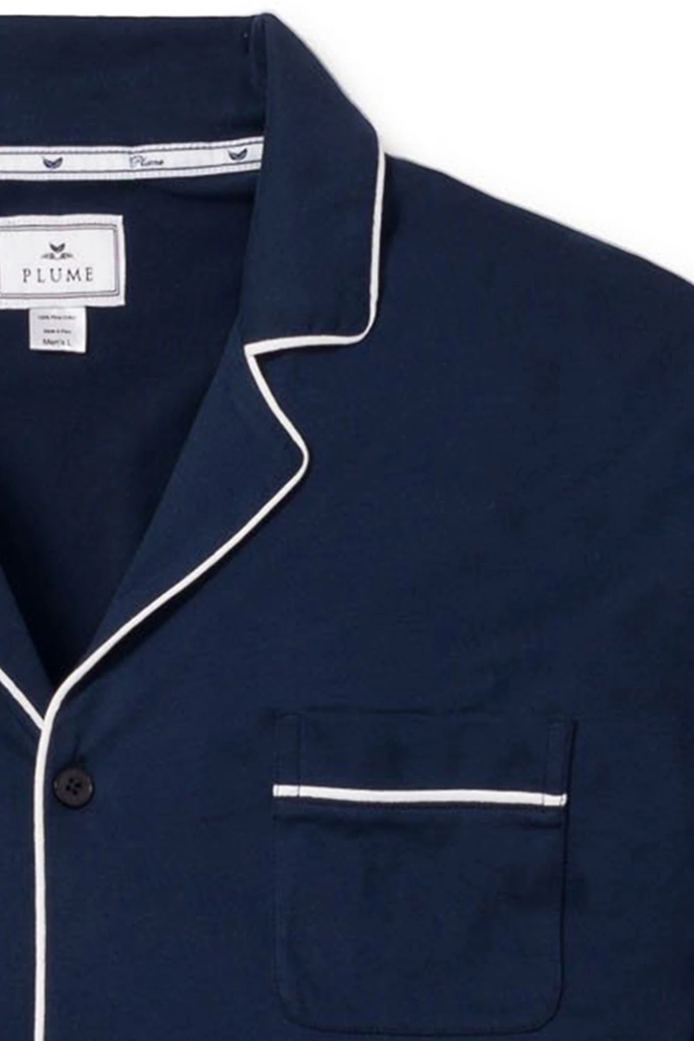 Navy Luxe Pima Pajama Set 2 Navy Luxe Pima Pajama Set - Image 2