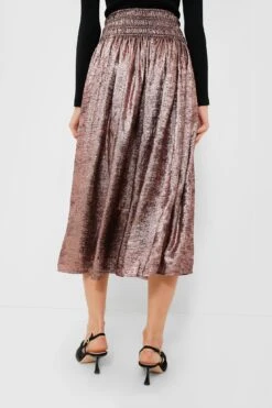Rose Gold The Viola Skirt -Loeffler Randall Store tJrdFJ4z9PgDUIdmkzqO2F0UNlahcBc3 1