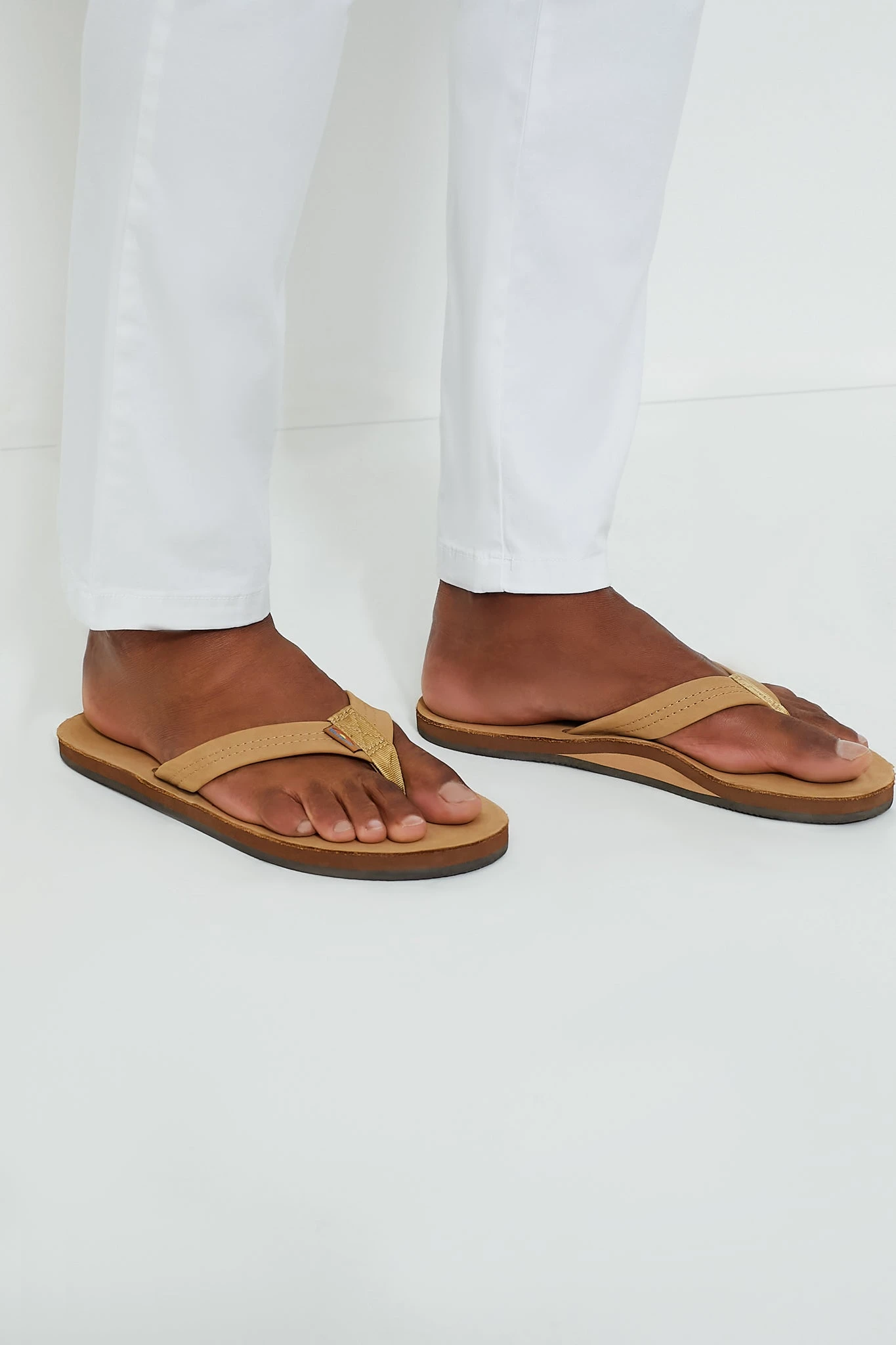 Sierra Brown Premium Leather Single Layer Arch Support Sandal 2 Sierra Brown Premium Leather Single Layer Arch Support Sandal - Image 2