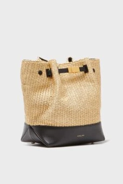 Warm Raffia And Black New York Bucket Bag -Loeffler Randall Store tphpVzglh9rKC8nWhSA8PWsOtEN9y36z 1