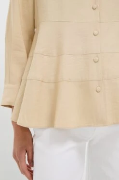 Tan Ashlen Blouse -Loeffler Randall Store u3LuNKPVLSqpcM4Eb30rQYhq4uXaoZBQ 1