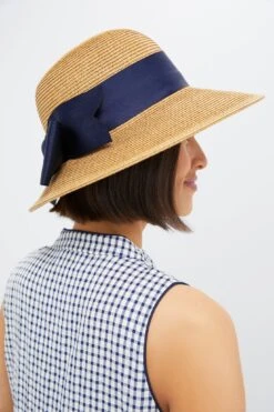 Exclusive Navy Packable Wide Bow Sunhat -Loeffler Randall Store u6AJHz6eBWfXNv3idOx41jHQb83d5ugx 1